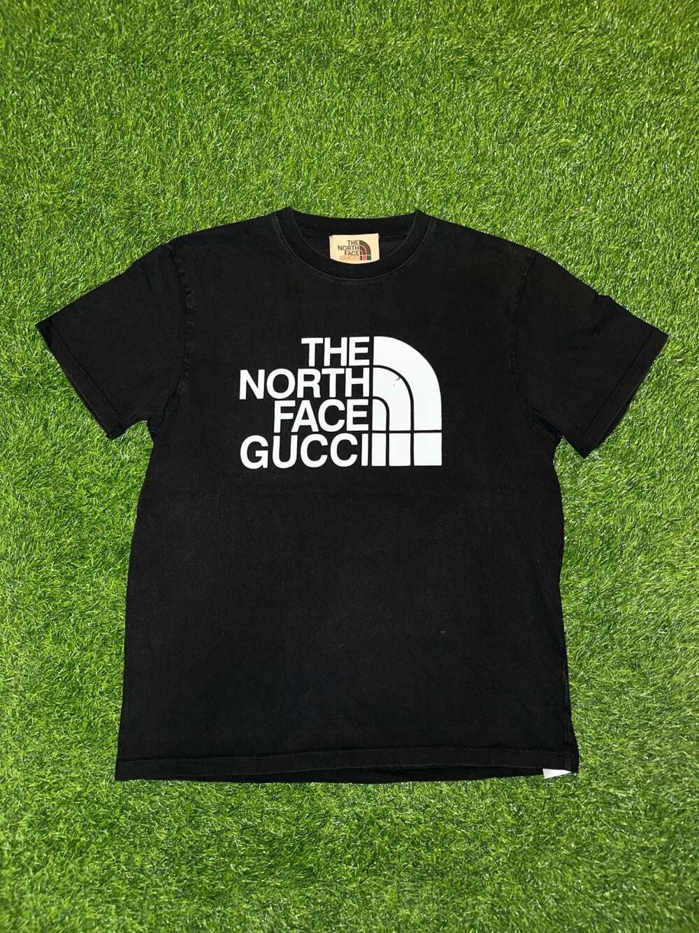 Gucci The North Face Logo T-Shirt Size L Black Cotton